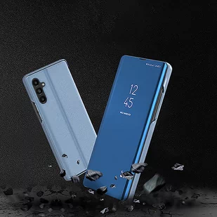 Clear View Case etui Samsung Galaxy A54 5G pokrowiec z klapką różowe - Etui i futerały do telefonów - miniaturka - grafika 2