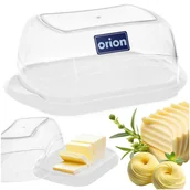 Inne naczynia kuchenne - MASELNICZKA PLASTIKOWA PRZEZROCZYSTA MASELNICA POJEMNIK NA MASŁO ORION 150459 - miniaturka - grafika 1