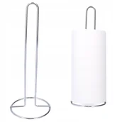 Stojaki i wieszaki na papier toaletowy - Stojak na ręcznik papierowy metalowy chromowany - miniaturka - grafika 1