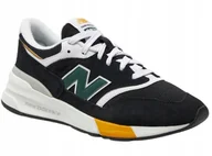 Sneakersy męskie - New Balance Buty Męskie Sportowe Sneakersy 997R klasyczne czarne 45,5 Eu - miniaturka - grafika 1