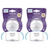 Kubki dla dzieci - 2x KUBEK TRENINGOWY PHILIPS AVENT SCF263/61 NATURAL RESPONSE 150ML 6M+ - miniaturka - grafika 1