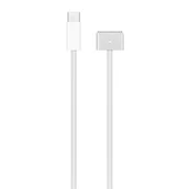 Kable - Kabel przewód magnetyczny USB-C do MagSafe 3 Apple MacBook Pro 14/16/Air 13 M2 M3 MagSafe3 200cm 2m (HQ) (Biały) - miniaturka - grafika 1
