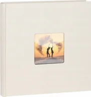 Albumy fotograficzne - Walther Walther Design Gmbhco Albumas WALTHER FA-208-W Fun cream baltas 30x30/100 psl, balti lapai kampučiai/lipdukai knyginio rišimo viršelyje keičiama nuotrauka - miniaturka - grafika 1
