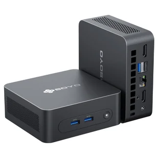 SOYO M2 Plus2, procesor Intel 12th Gen Alder Lake N100 do 3,4GHz, 16GB DDR4 512GB SATA M.2 2280 SSD - Mini PC - miniaturka - grafika 1