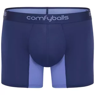 COMFYBALLS Bokserki do biegania LONG PERFORMANCE Ocean Blue - Bielizna sportowa męska - miniaturka - grafika 1