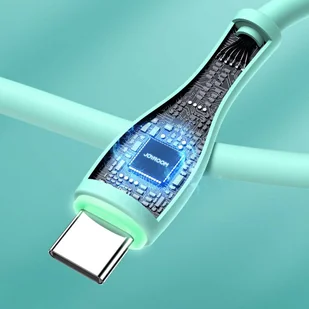 Joyroom kabel USB - USB Typ C 3 A 1 m czarny (S-1030M8) - Kable USB - miniaturka - grafika 7