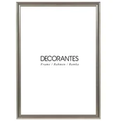 Ramki na zdjęcia - Ramka Drewniana Na Zdjęcia Srebrna 13X18 Cm - miniaturka - grafika 1