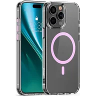 Etui i futerały do telefonów - Etui ETTERI Color Mag do Apple iPhone 13 Pro Przezroczysto-różowy - miniaturka - grafika 1