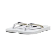 Klapki i japonki damskie - Damskie klapki Sandy Flip PUMA White Gold - miniaturka - grafika 1