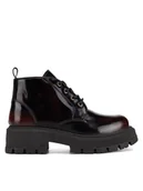 Botki damskie - Badura Botki PILO-SL-04301 Bordowy - miniaturka - grafika 1