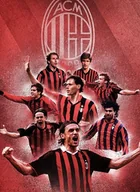 Puzzle - PUZZLE AC MILAN Rossoneri Legendy Klubu A3 252 el z Nadrukiem +IMIĘ Pudełko - miniaturka - grafika 1