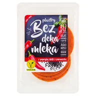 Sery - Bez deka mleka Plastry z papryką chilli i czarnuszką 100 g - miniaturka - grafika 1