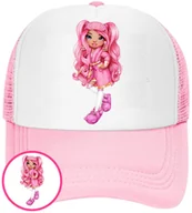 Czapki i chusty sportowe męskie - CZAPKA Z DASZKIEM RAINBOW HIGH DLA DZIECI SIATKA RÓŻOWA BEJSBOLÓWKA - miniaturka - grafika 1
