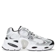 Sneakersy męskie - Sneakersy Polo Ralph Lauren 809913923001 Szary - miniaturka - grafika 1