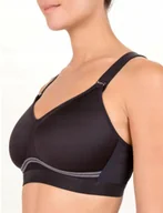 Biustonosze - Biustonosz sportowy Felina Fitness Move Basics miękki czarny rozmiar 70D - miniaturka - grafika 1