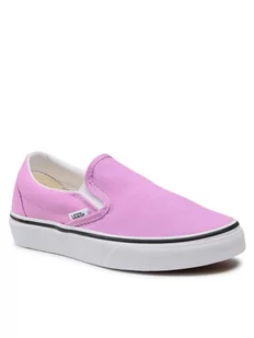 Vans Tenisówki Classic Slip-On VN0A33TB3SQ1 Fioletowy - Trampki damskie - miniaturka - grafika 1