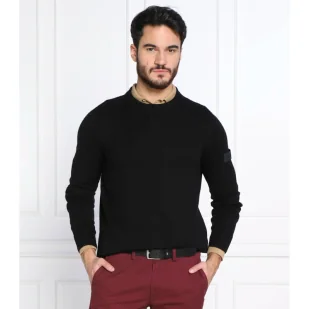 Joop! Sweter | Regular Fit | z dodatkiem wełny - Swetry męskie - miniaturka - grafika 1