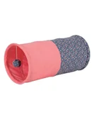 Zabawki dla kotów - ZOLUX Zabawka dla kota ETHICAT tunel z zabawką, kwiaty - miniaturka - grafika 1