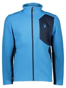 Odzież trekkingowa męska - SPYDER Kurtka polarowa "Bandit" w kolorze niebieskim - miniaturka - grafika 1