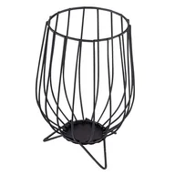 Świeczniki - Świecznik metalowy na nóżkach 11 x 11 x 16 cm - miniaturka - grafika 1