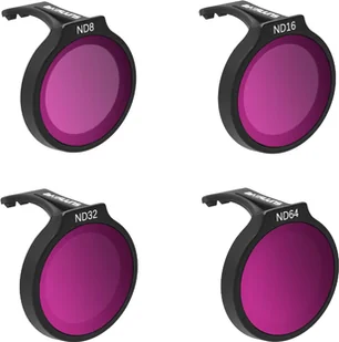 4X FILTR SZARY NATURALNY NEUTRAL-DENSITY ND8 ND16 ND32 ND64 DO DRONA DJI NEO - ZESTAW Z ETUI - Akcesoria do drona - miniaturka - grafika 1