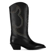 Botki damskie - Kowbojki Badura ASPENDOS-796-24 Czarny - miniaturka - grafika 1