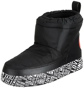 Love Moschino Damskie sztyblety St.tod.skiboot20, nylonowe, czarne, 41 EU - Botki damskie - miniaturka - grafika 1