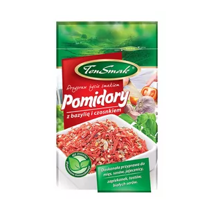 Ten Smak Pomidory z bazylią i czosnkiem 15 g - Przyprawy i zioła sypkie - miniaturka - grafika 1
