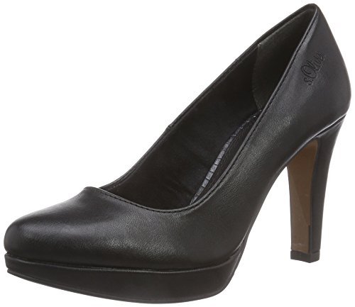 s.Oliver 22400 damskie czółenka, czarny - Schwarz Black Nappa 022-39 EU