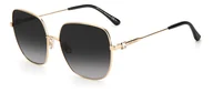 Okulary przeciwsłoneczne - Okulary JIMMY CHOO KORIGSKRHL9O. Okulary przeciwsłoneczne, Kolor czarny złoty. Kobieta. - miniaturka - grafika 1
