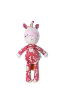 Lilliputiens Przytulanka do spania z elementami fluorescencyjnymi Jednorożec Lena 6m+ - Zawieszki dla dzieci i niemowląt - miniaturka - grafika 1