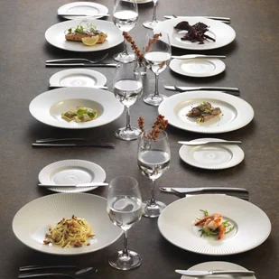 Steelite TALERZ GŁĘBOKI GOURMET WILLOW 28,5 cm PORCELANA - Talerze - miniaturka - grafika 4