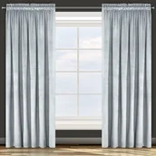 Zasłony - Zasłona gładka szara 135x300 cm - miniaturka - grafika 1