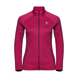 Kurtki damskie - Odlo damska kurtka polarowa Midlayer full zip PROITA, cerise, XS 593091 - grafika 1