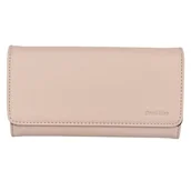 Portfele - Portfel damski PU - duży, klasyczny, na klips - miniaturka - grafika 1