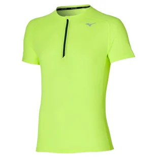 Koszulka męska Mizuno  Trail DryAeroFlow Tee Neolime XL - Koszulki męskie - miniaturka - grafika 1