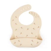 Śliniaki i fartuszki - Petite&Mars Sam Beige 6m+ śliniak Dandelion 1 szt. - miniaturka - grafika 1