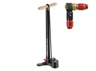 Pompki rowerowe - Lezyne Sport Digital Drive Pompka podłogowa, matte black 2021 Pompki podłogowe 458000019 - miniaturka - grafika 1