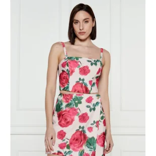 GUESS Top Cropped Fit - Koszulki i topy damskie - miniaturka - grafika 1