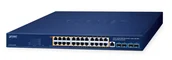 Switche - PLANET GS-4210-24UP4X łącza sieciowe Zarządzany L2/L4 Gigabit Ethernet (10/100/1000) Obsługa PoE Niebieski GS-4210-24UP4X - miniaturka - grafika 1