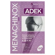 Witaminy i minerały - Xenico XenicoPharma Pharma Menachinox ADEK zestaw witamin A, D3, E i K2 MK-7 - 60 kapsułek - miniaturka - grafika 1