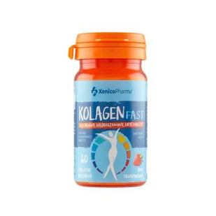 XenicoPharma Xenico Pharma Kolagen FAST - 60 tabl. do ssania - Stawy, mięśnie, kości - miniaturka - grafika 1