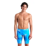 Kąpielówki męskie - Spodenki treningowe pływackie Swim Jammer Allover Print - miniaturka - grafika 1