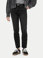 Spodnie damskie - ONLY Jeansy Emily 15235780 Czarny Straight Fit - miniaturka - grafika 1