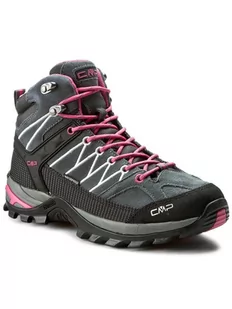 CMP Trekkingi Rigel Mid Wmn Trekking Shoes Wp 3Q12946 Szary - Buty trekkingowe męskie - miniaturka - grafika 1