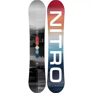 Nitro Snowboards męskie Team Wide BRD ´23, Freestyleboard, Directional Twin, Trüe Camber, All-Terrain, Wide, do dużych stóp - Sporty zimowe - akcesoria - miniaturka - grafika 1