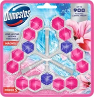Inne artykuły czyszczące - Domestos Zawieszka do WC Domestos Power 5 50g Magnolia 3 - miniaturka - grafika 1