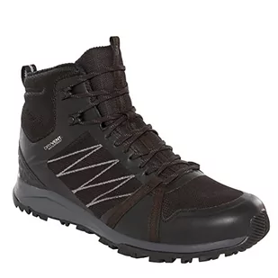 The North Face Męskie buty trekkingowe Litewave Fastpack Ii Mid Wp, Tnf czarny - 45 EU - Buty trekkingowe męskie - miniaturka - grafika 1