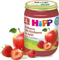 Desery dla dzieci - HiPP, Bio, deserek z truskawek malin i jabłek, 190 g - miniaturka - grafika 1