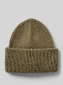 Czapki damskie - Czapka beanie z szerokim brzegiem i efektowną przędzą model ‘PYRON’ - miniaturka - grafika 1